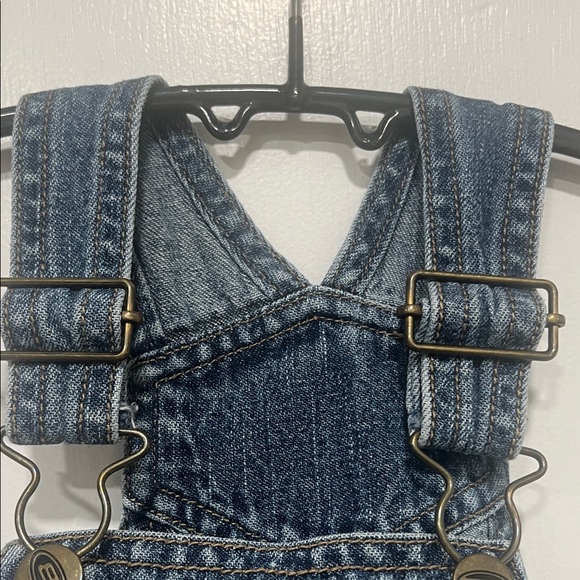 BONGO Blue Kids Overalls with Heart Accents Size 24 Months - Picture 8 of 9